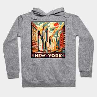 New York Poster Hoodie